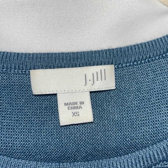 J. Jill popover tunic side slits long sleeve Sz XS - Picture 5 of 12